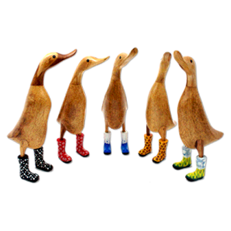 wooden ducks