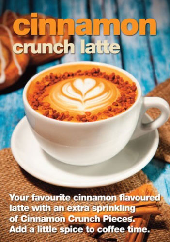 cinnamon crunch latte