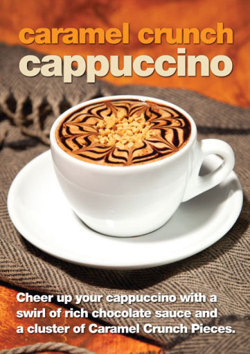 caramel crunch cappuccino