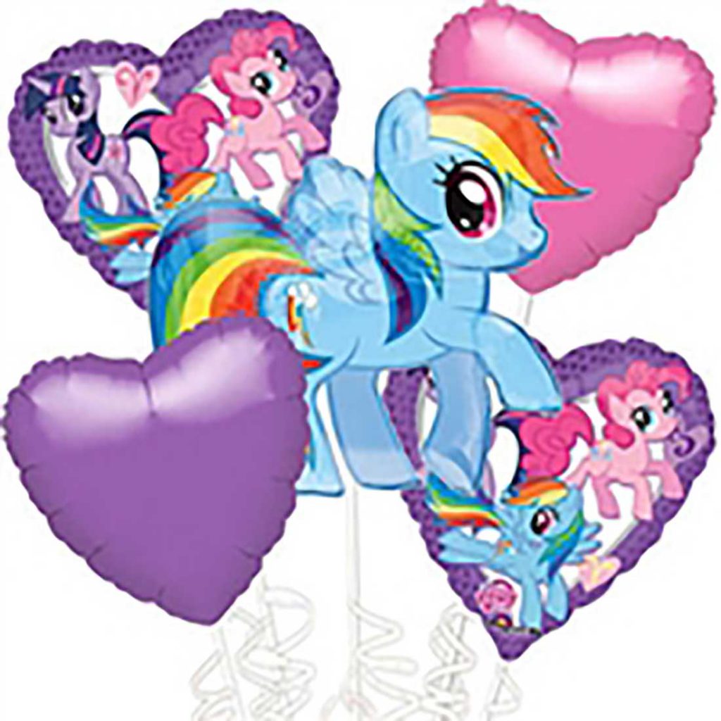 little pony foil balloon
